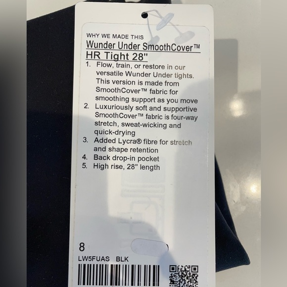 BNWT Lululemon wunder under - Picture 3 of 3